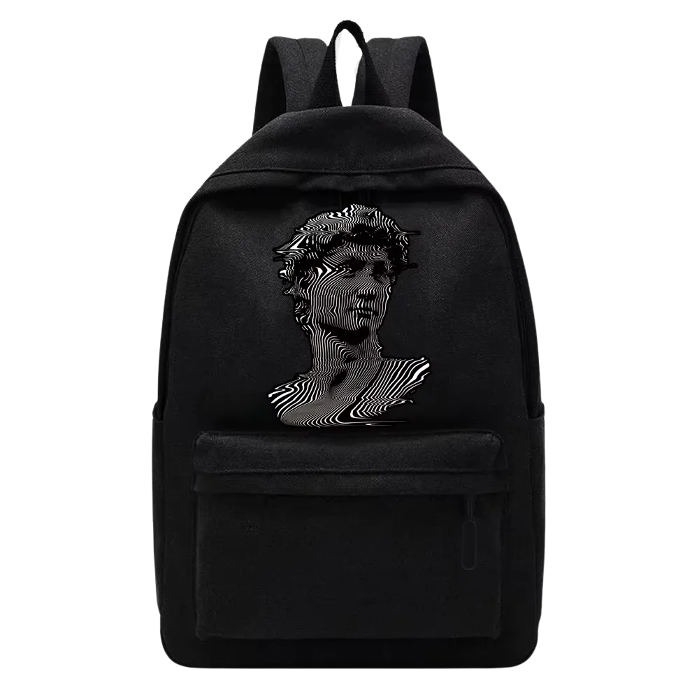 Sac à Dos Grunge en Nylon pour École