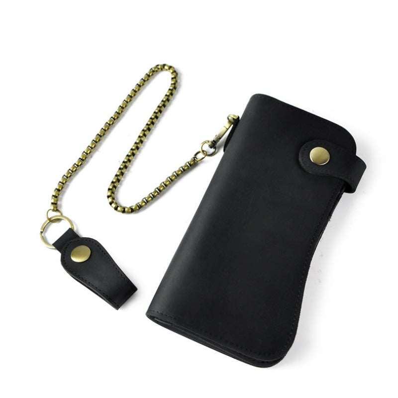 Portefeuille de Luxe Vintage avec Chaine