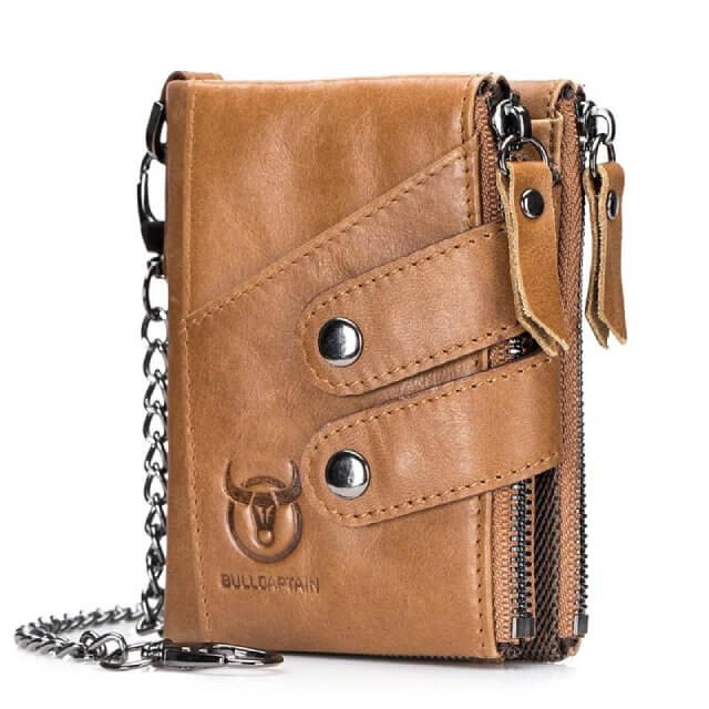 Porte-monnaie Homme Vintage en Cuir