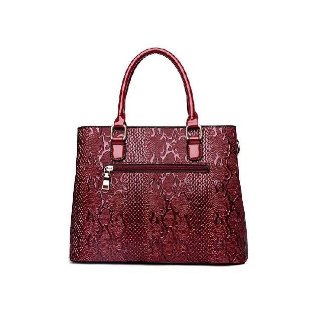 Sac à Main de Luxe en Cuir à Effet Crocodile