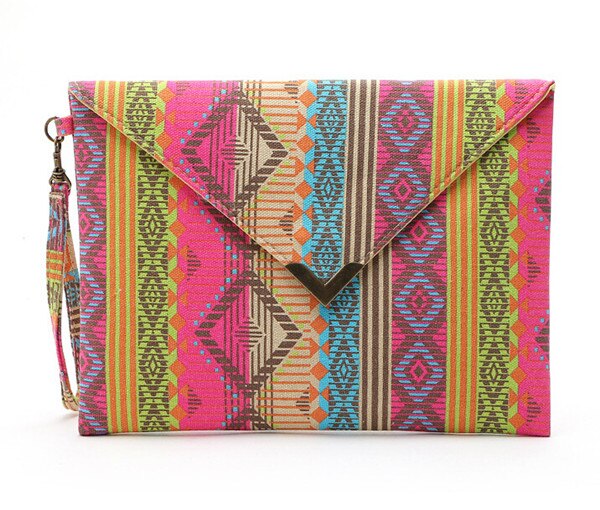 Sac Pochette Vintage en Toile