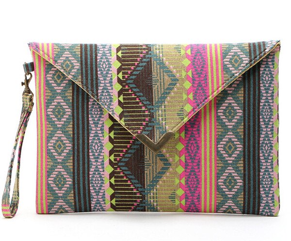 Sac Pochette Vintage en Toile