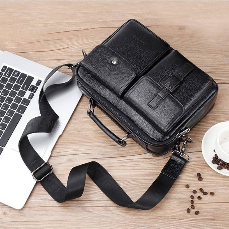 Porte Documents Vintage Multi Poche