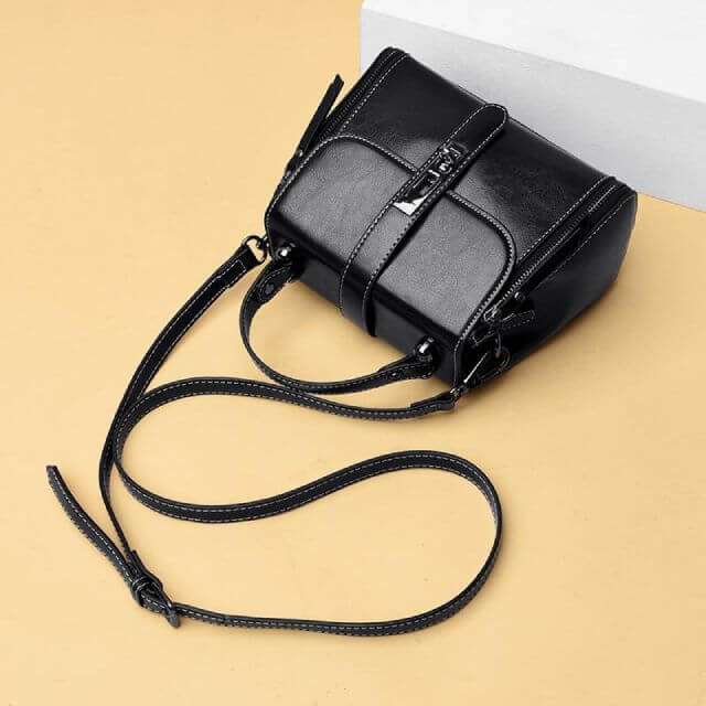 Sac à Main à Bandouliére Rétro en Cuir PU