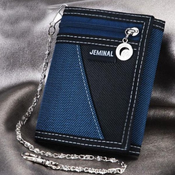 Porte-monnaie de Poche en Toile avec Chaine