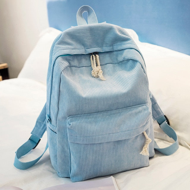 Cartable Collège Souple et Décontracté en Velour