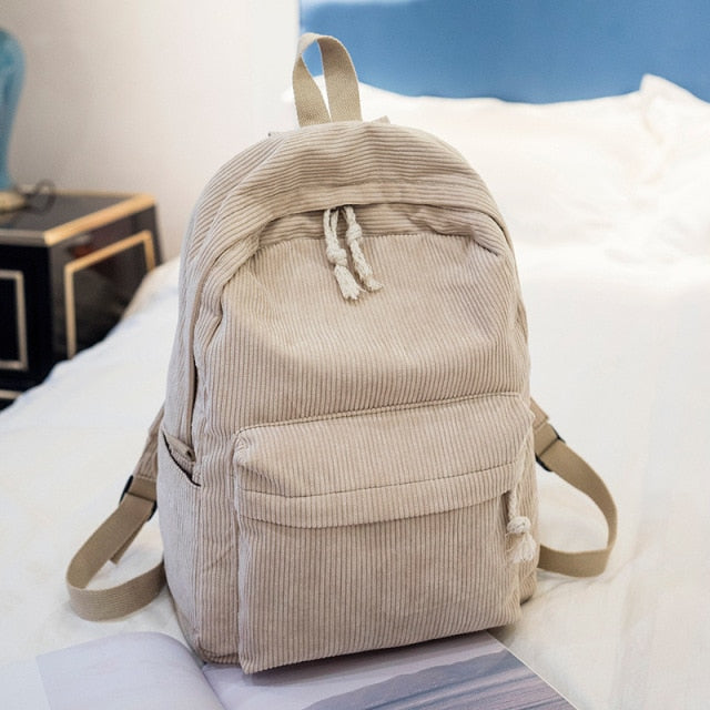 Cartable Collège Souple et Décontracté en Velour