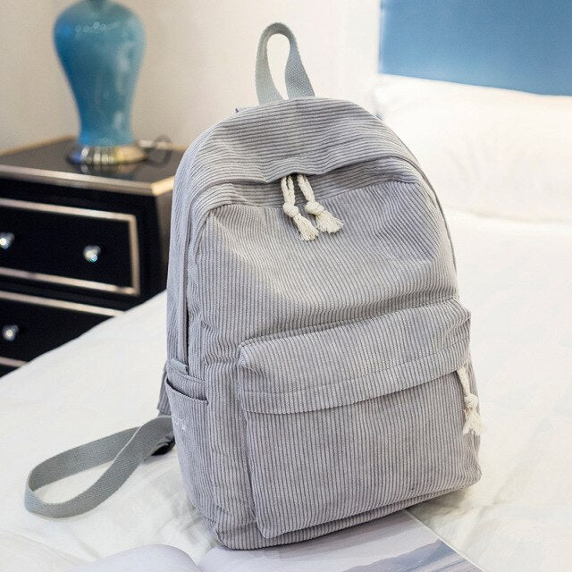 Cartable Collège Souple et Décontracté en Velour