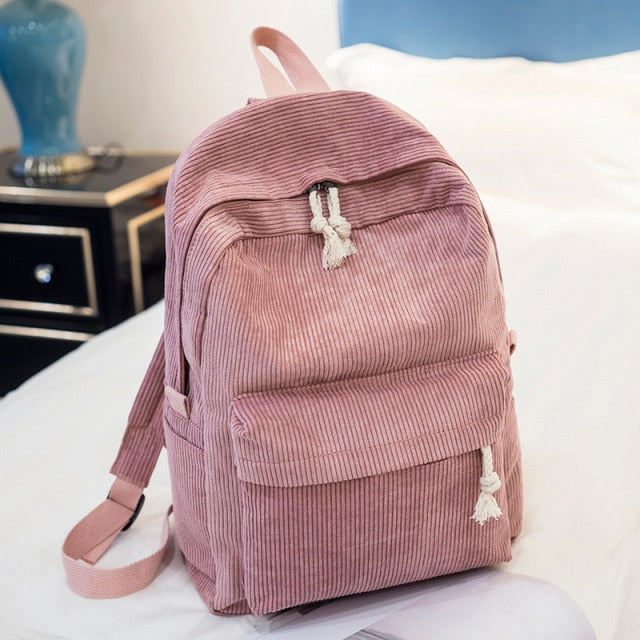 Cartable Collège Souple et Décontracté en Velour