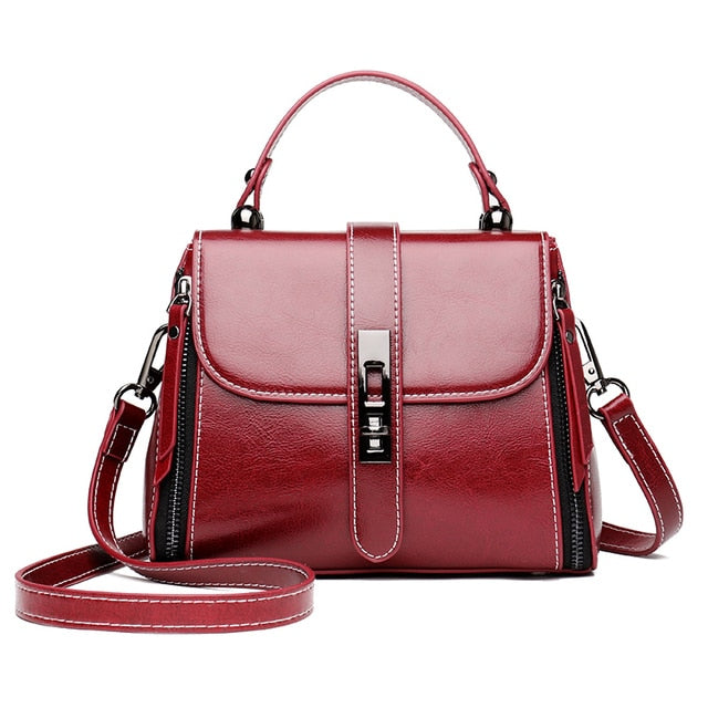 Sac à Main à Bandouliére Rétro en Cuir PU