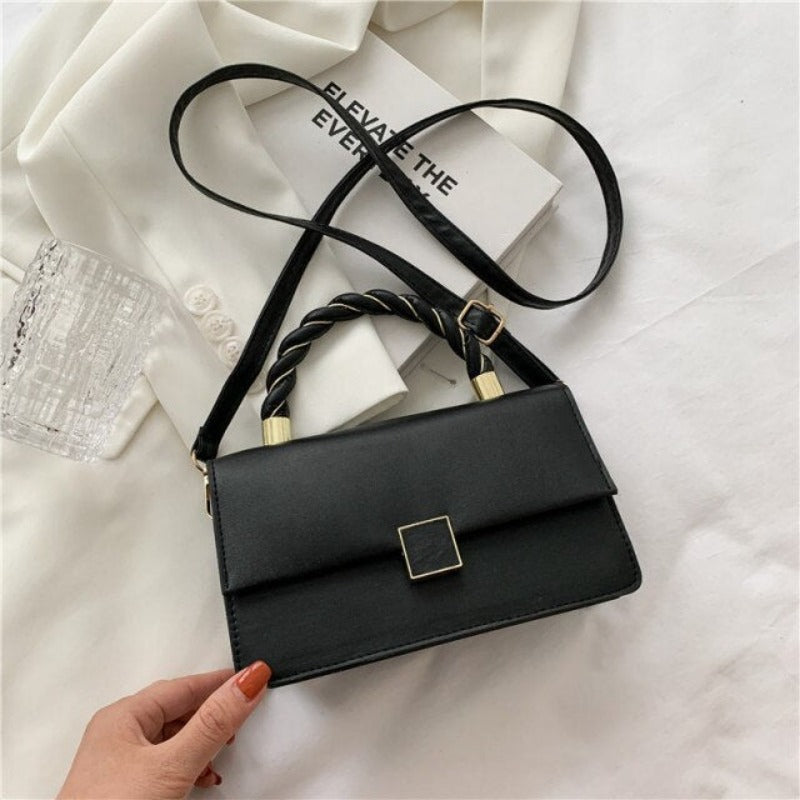 Sac à Main Petit en Cuir PU à Bandouliére