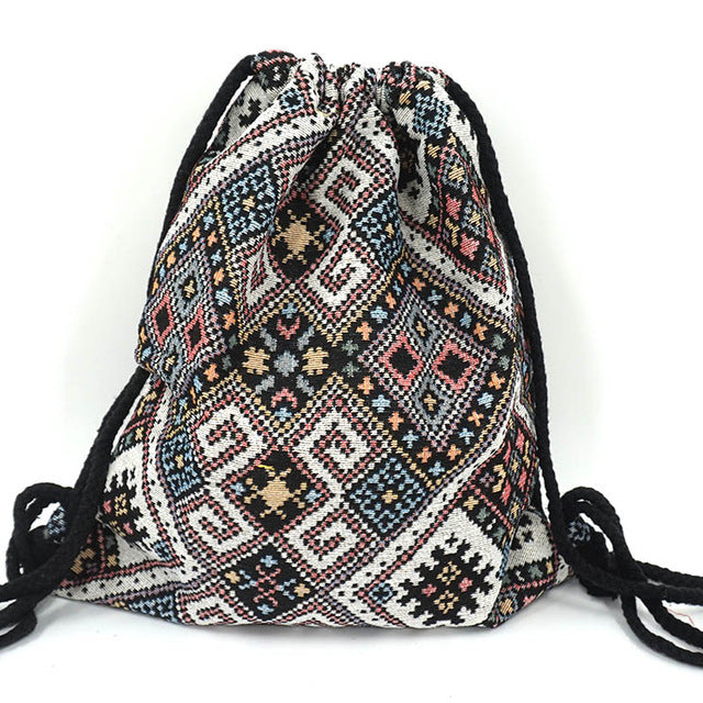 Sac à Dos à Cordon Bohémien