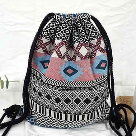 Sac à Dos à Cordon Bohémien