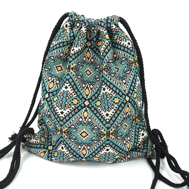 Sac à Dos à Cordon Bohémien