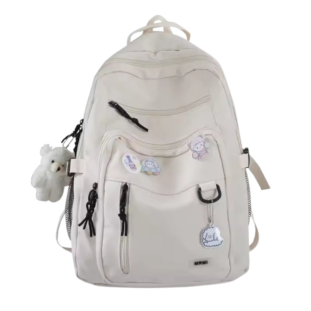 Cartable à Dos en Nylon Décontracté