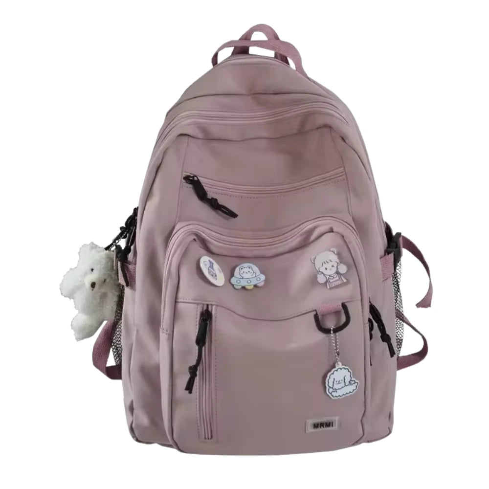 Cartable à Dos en Nylon Décontracté