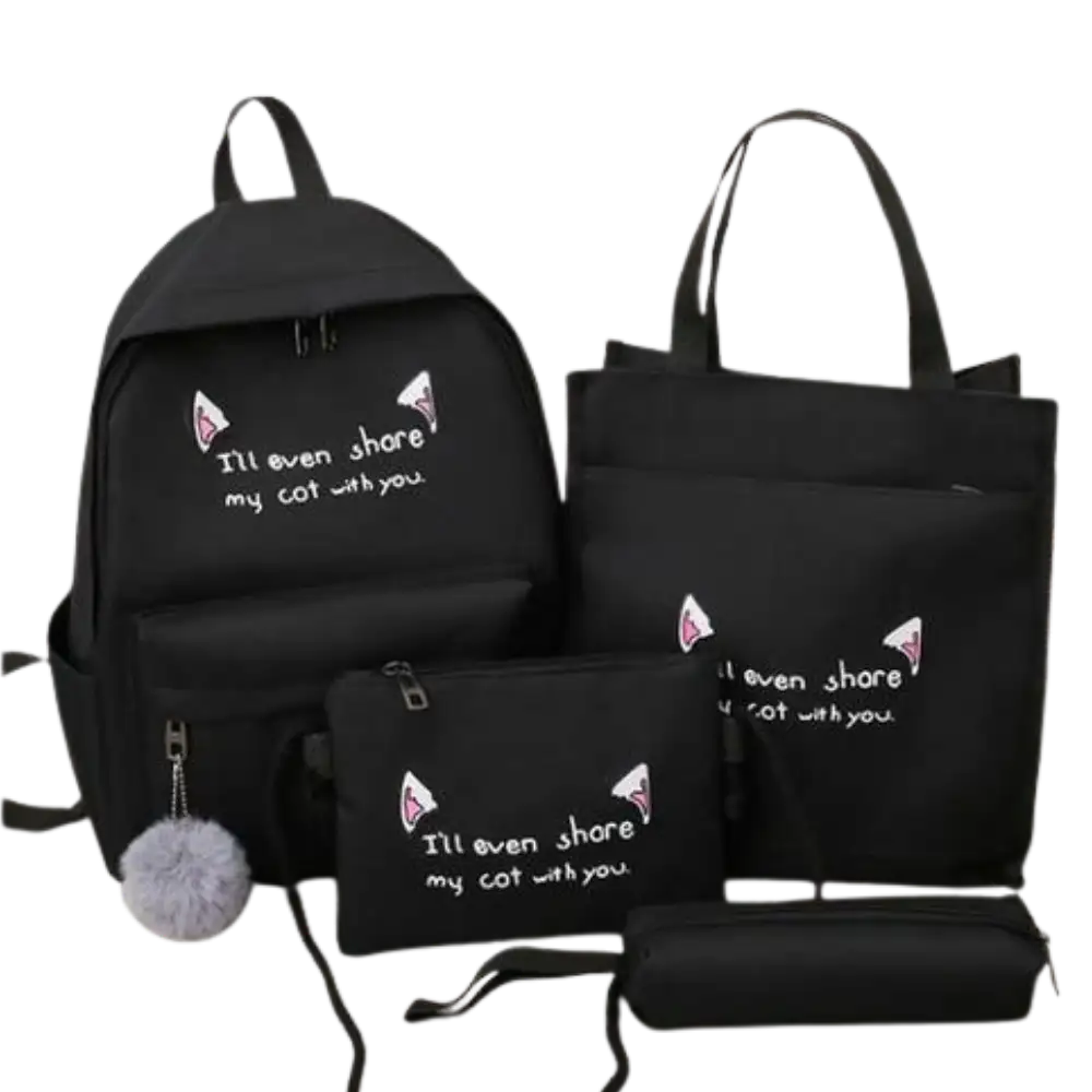 Ensemble de Sac à Dos pour Femme - 4 Pièces