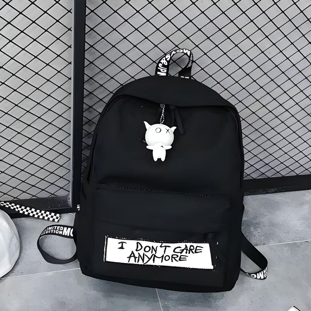 Sac à Dos Grunge en Nylon pour École